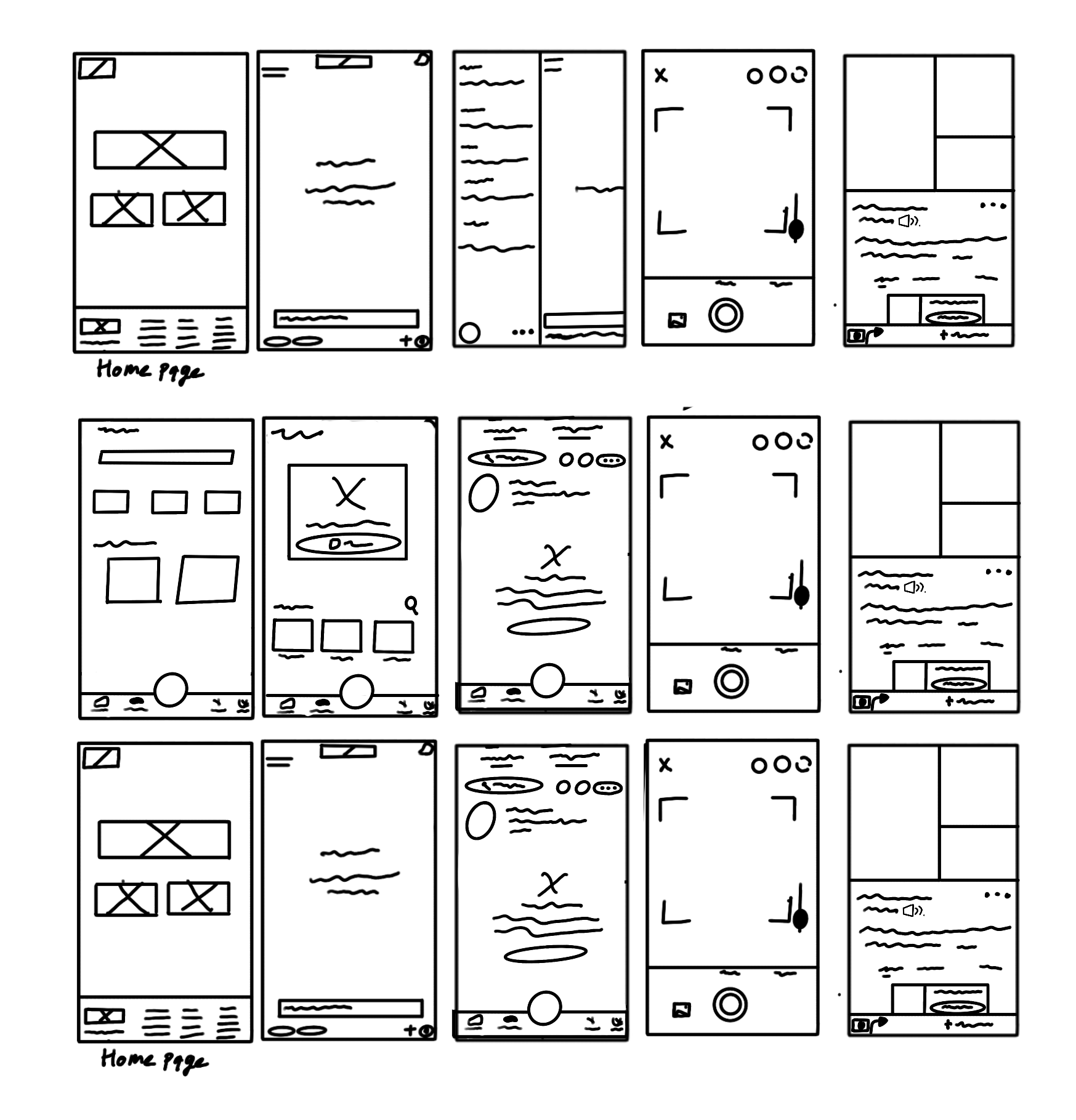Design sketches